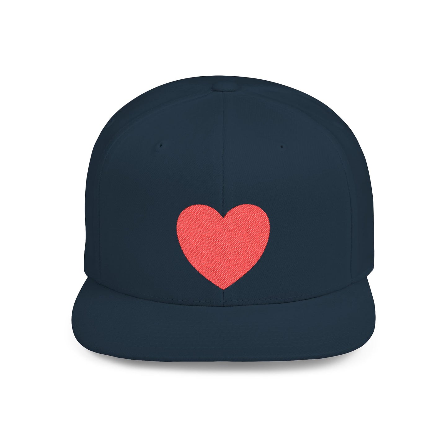 Have a Heart Flat Bill Snapback Hat- many colors
