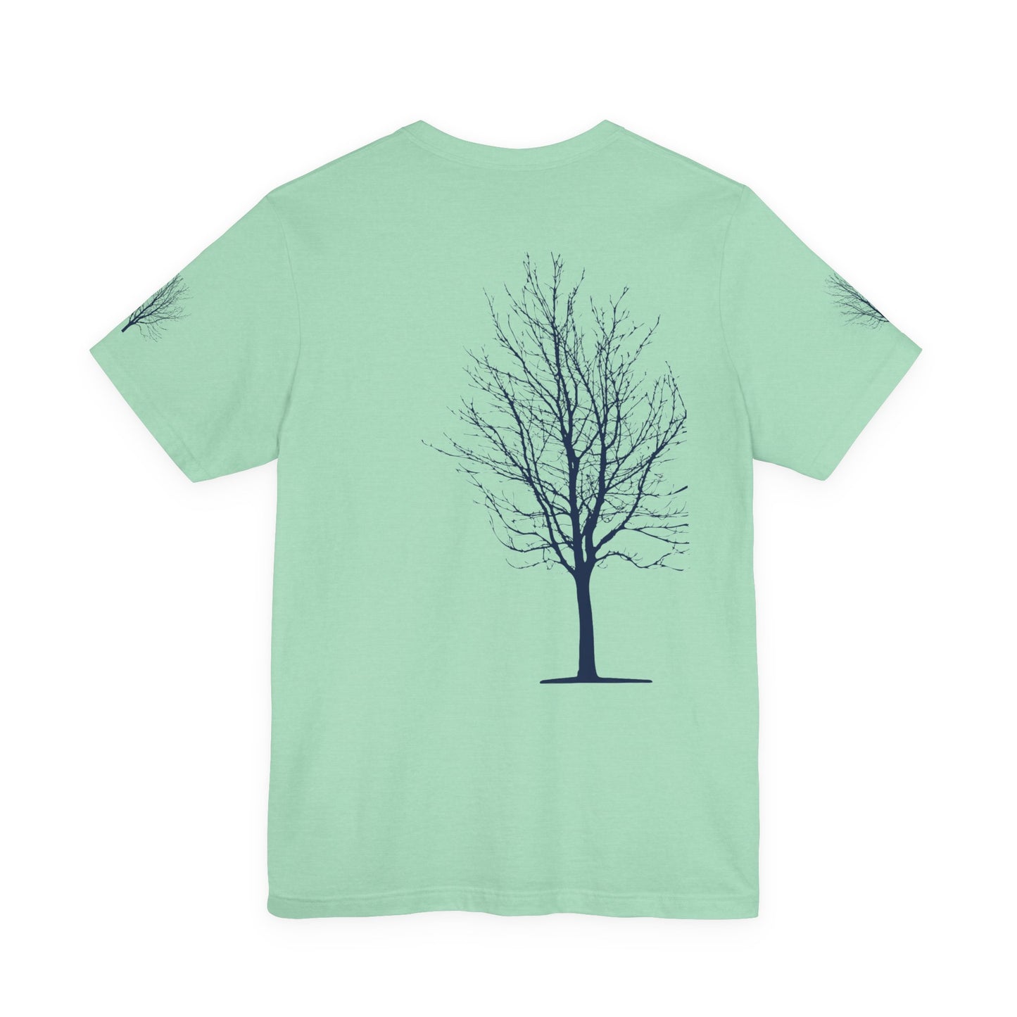 Single Tree Unisex Jersey Short Sleeve Tee - Blue Print