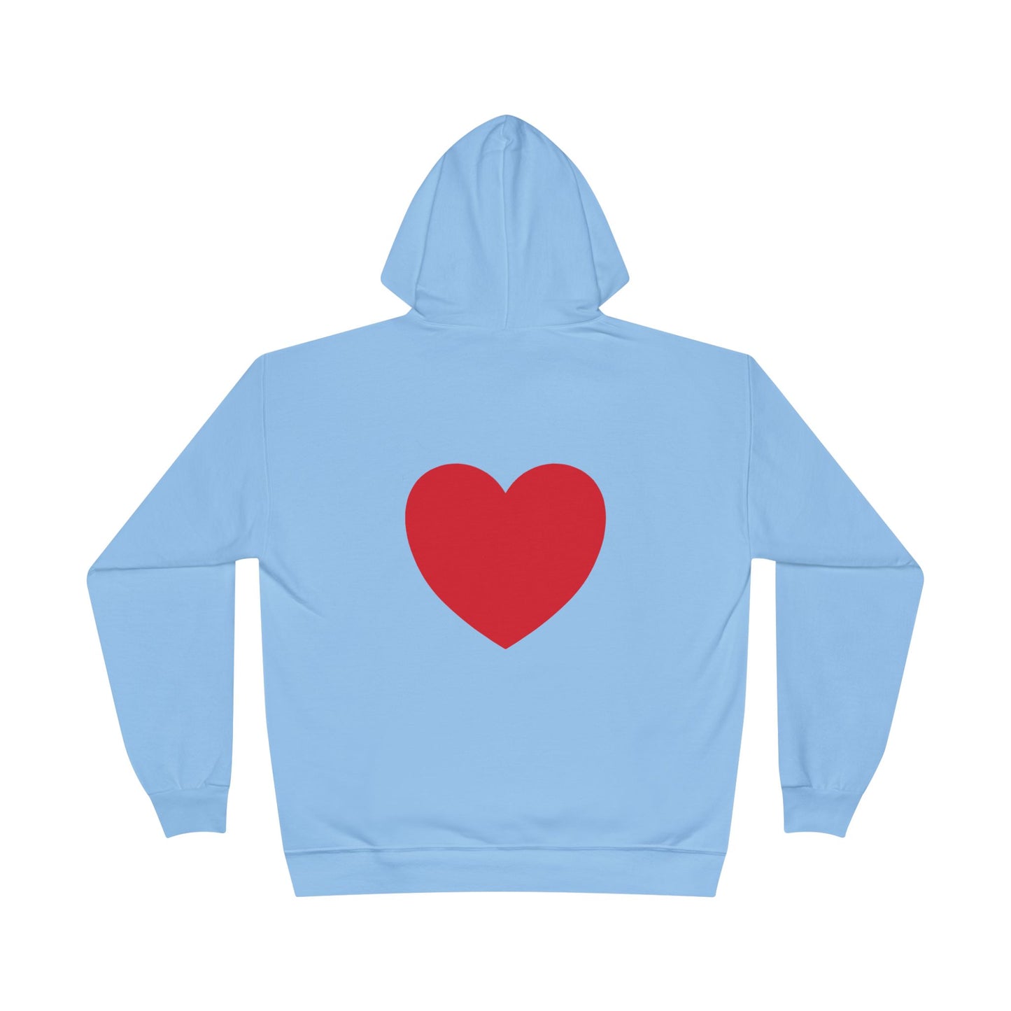 I WEAR MY HEART ON MY SLEEVE Unisex EcoSmart® Pullover Hoodie Sweatshirt
