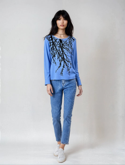 Tribe Tree fleece basic sweater ultra vegan cashmere-lux