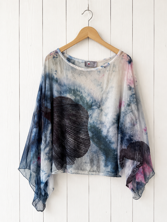 Watercolor Dye: Mini Kaftan, One of a Kind