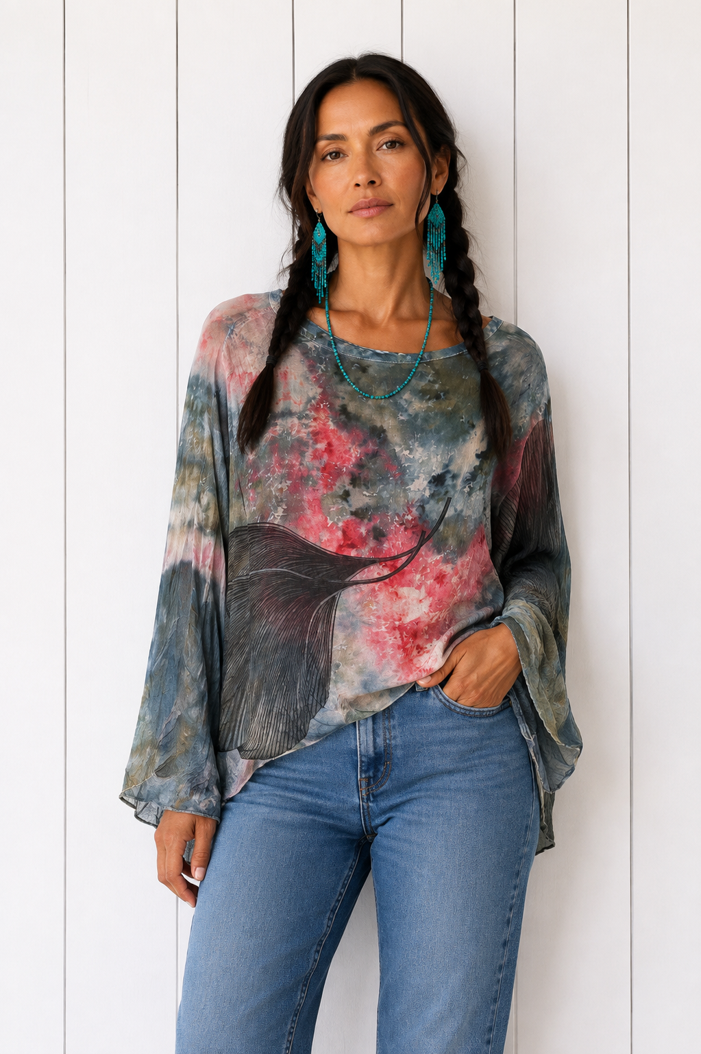 Watercolor Dye: Petit Kaftan, One of a Kind