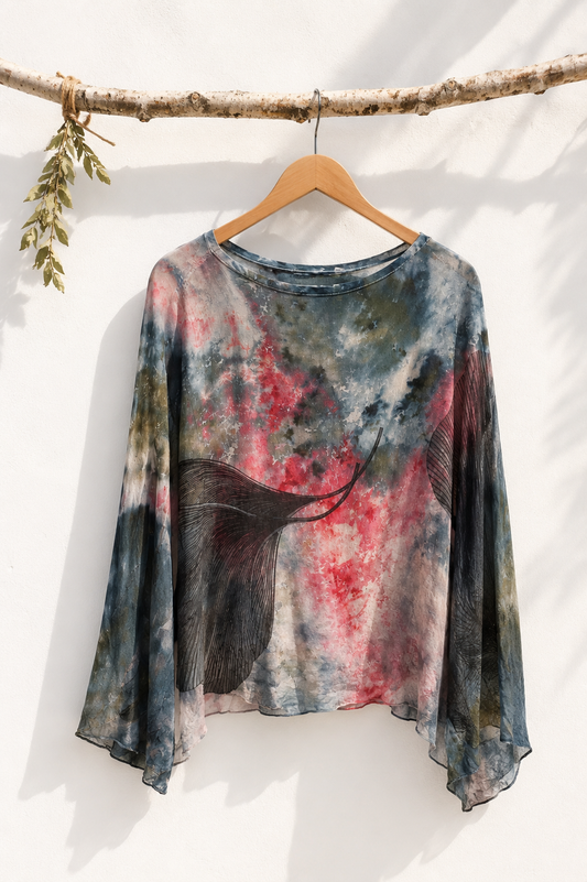 Watercolor Dye: Petit Kaftan, One of a Kind