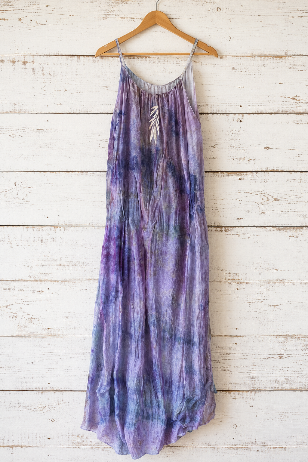 Mix Dye: Maxi Dress-Ice and Rose:Damaged