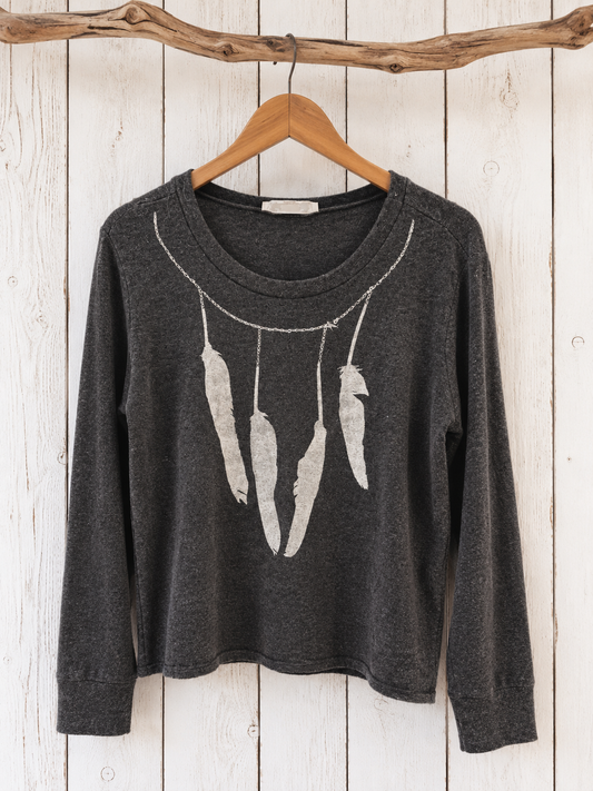 Four Feathers: Cashmere Fleece Sweater-Lux