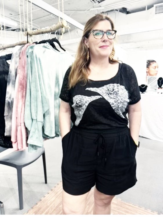 Moonbirds Burnout Tee-Black Sky