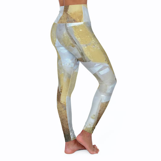 Quartz + Gold Crystal Leggings
