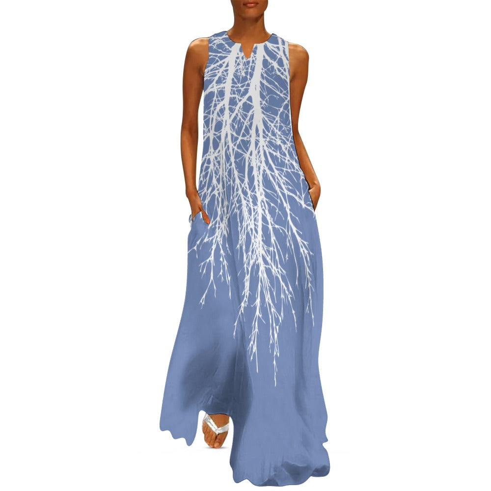 Tribe Dress in Cornflower