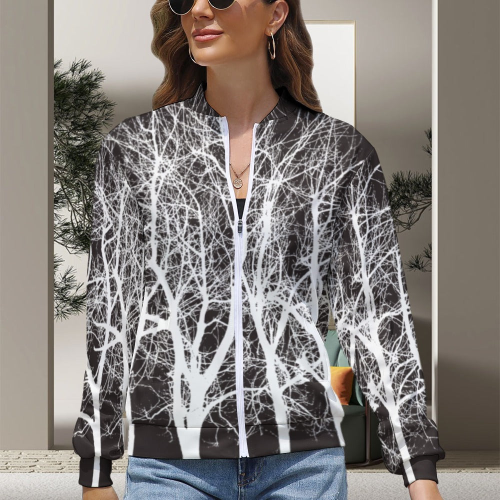 Classic Fairytale Tree Women's Zipper Jacket