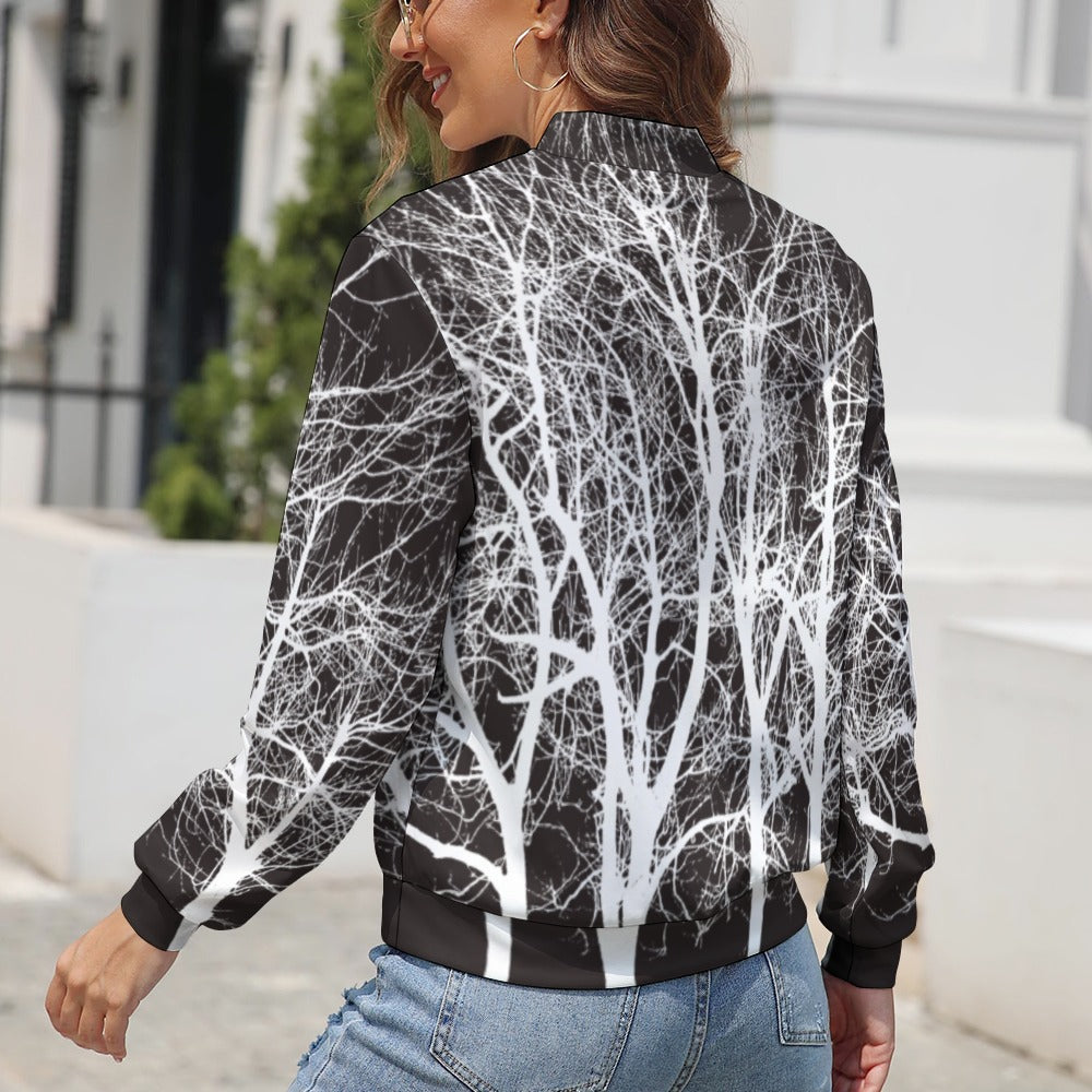 Classic Fairytale Tree Women's Zipper Jacket