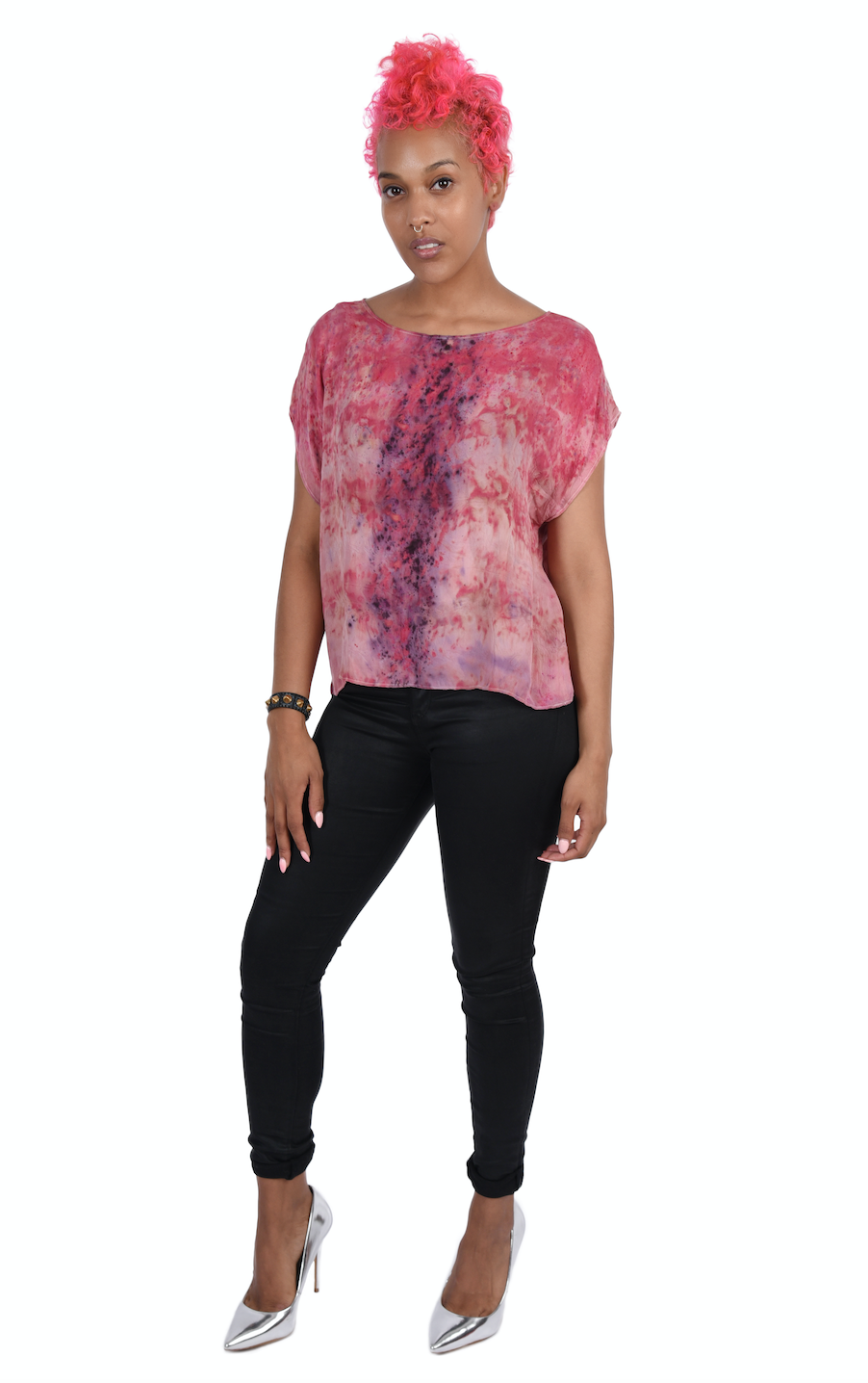 One of a Kind Watercolor Ice Dyed CAFTAN Limited Edition