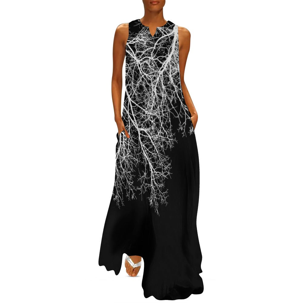 THE STORE by avalove Moon Trees Black As Night Dress