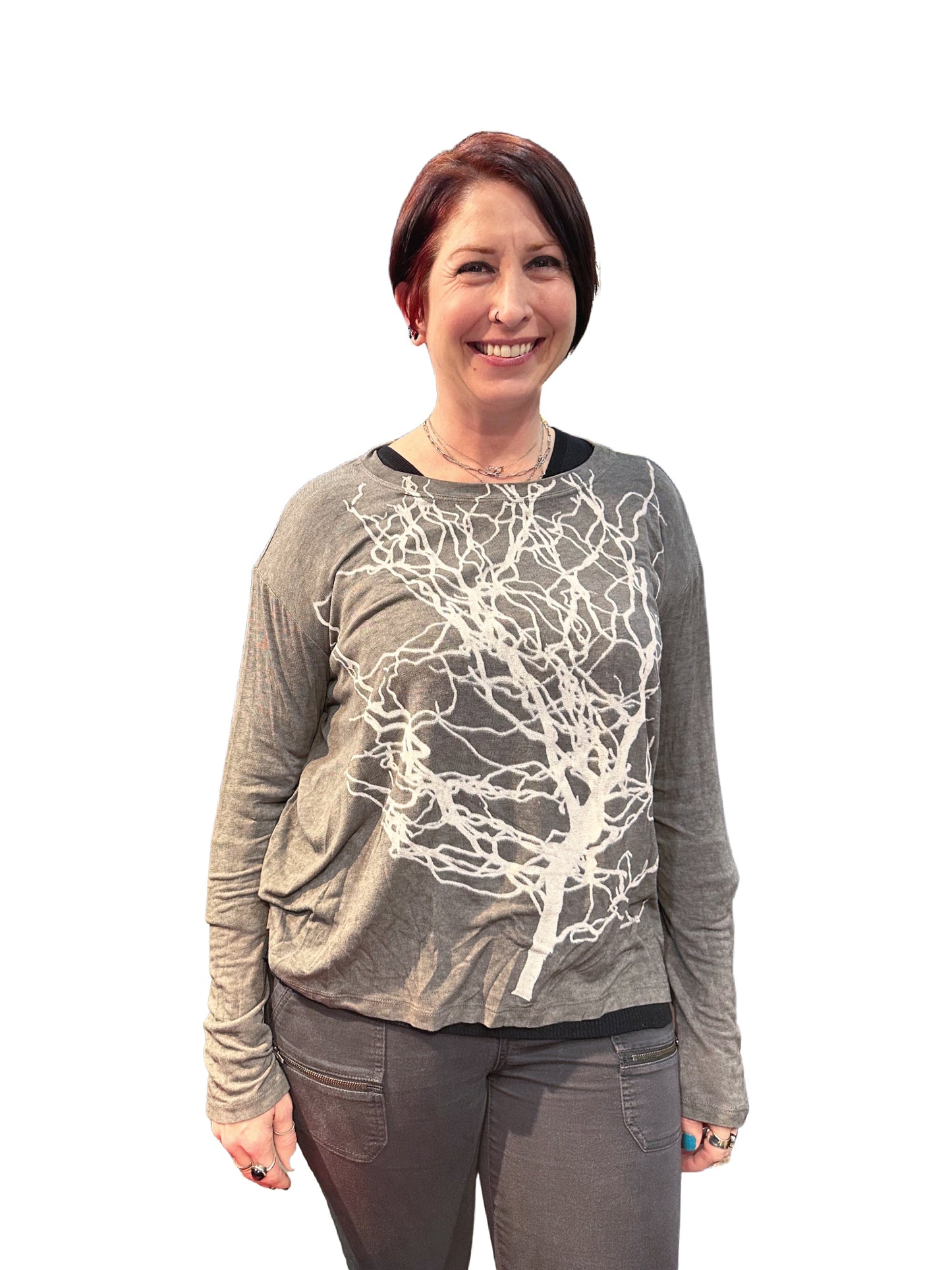 Lemon Tree Root Long Sleeve- FLOWY CUT