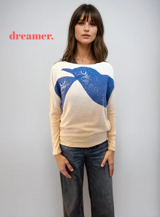 Lucky Bluebird Sweater