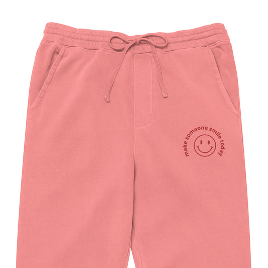 Make Someone Smile Today Pigment-Dyed Sweatpants