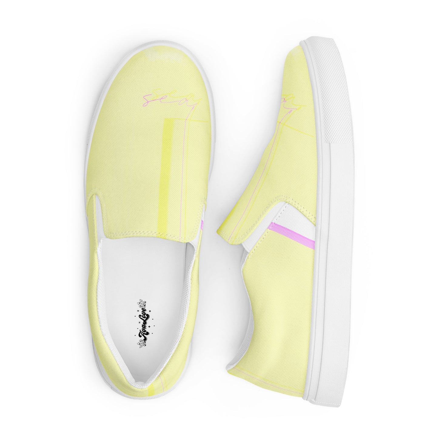 We are the Sea Women’s slip-on canvas shoes
