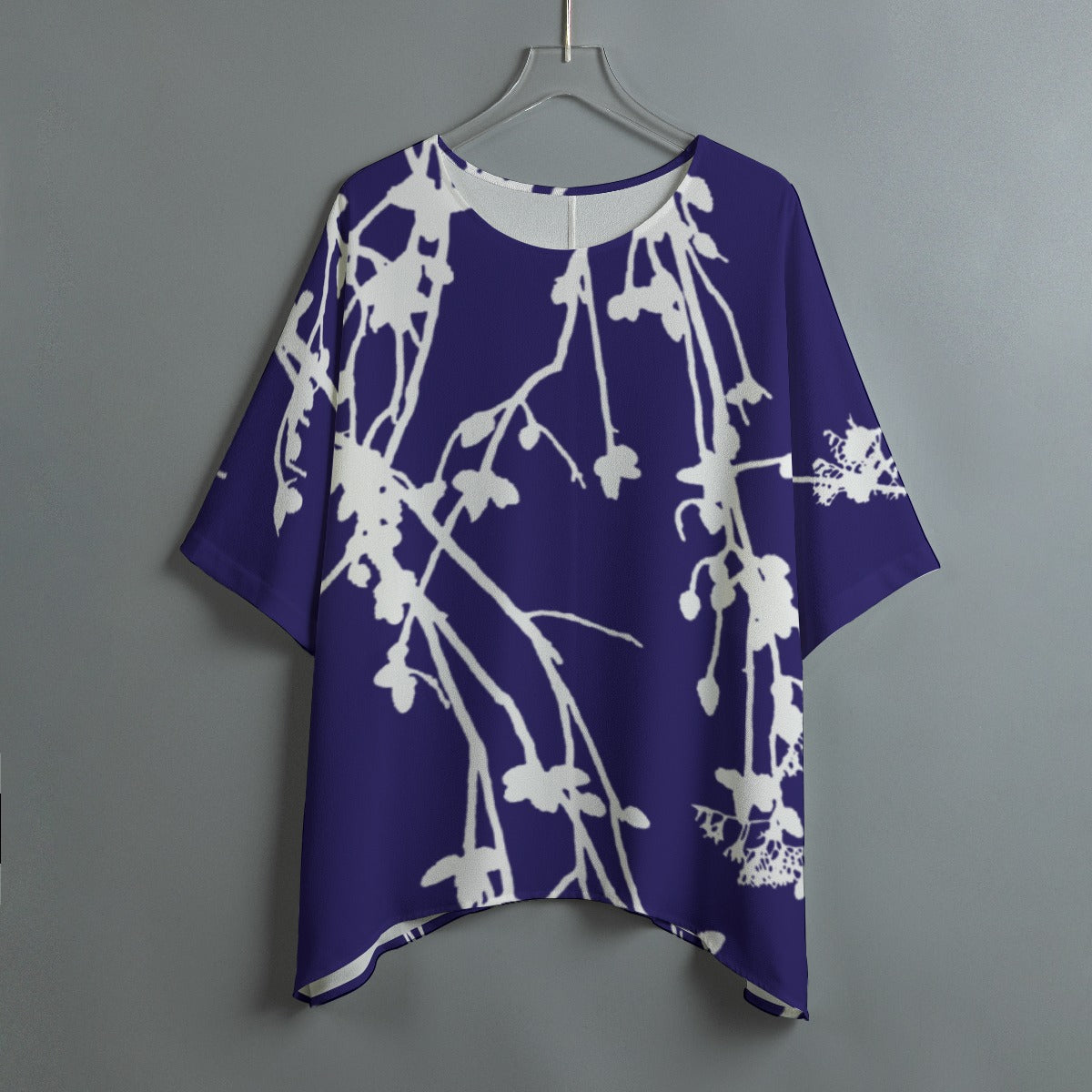 The Store by avalove Falling Flowers Caftan in Navy