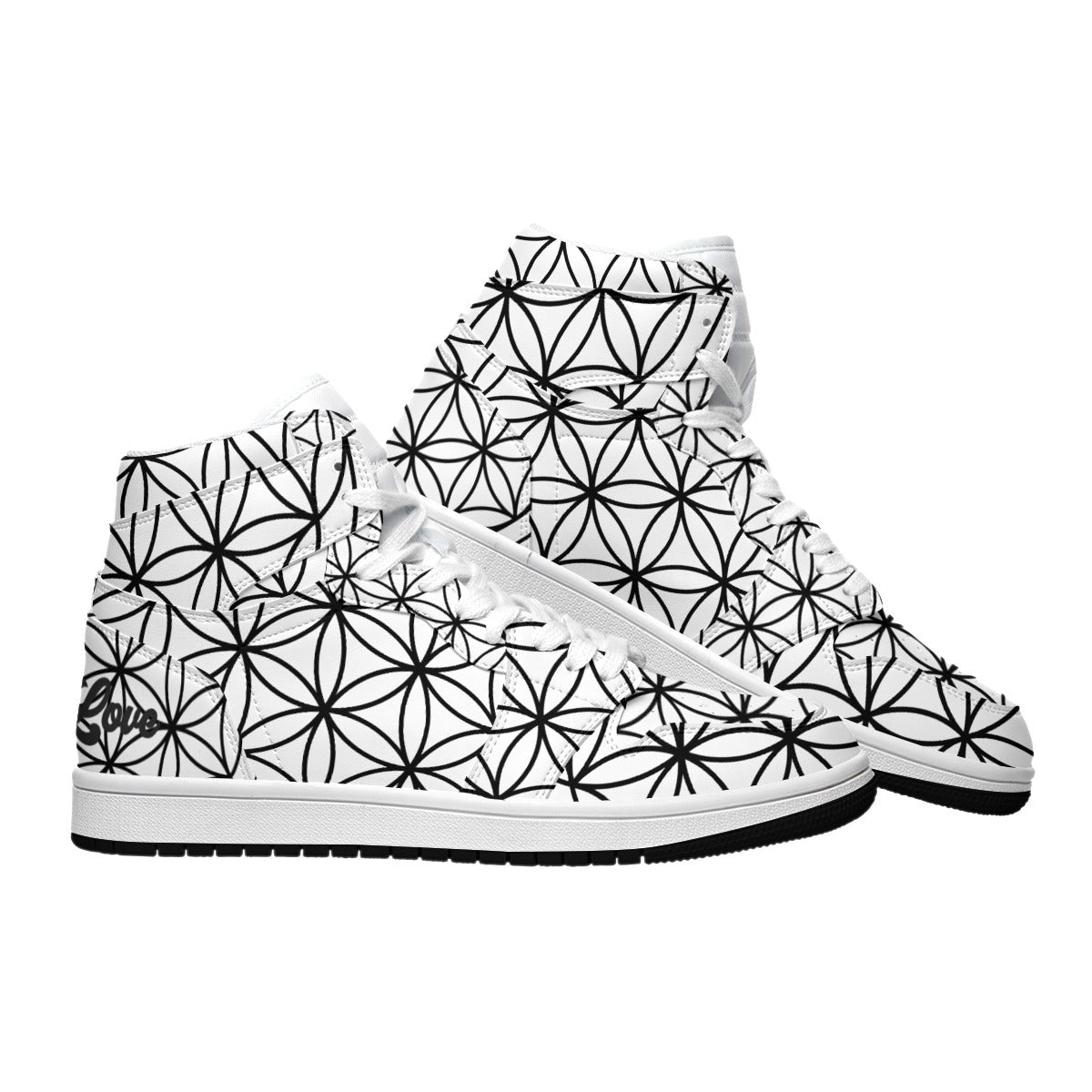 Flower of Life Vegan Hi-Top Sneaks