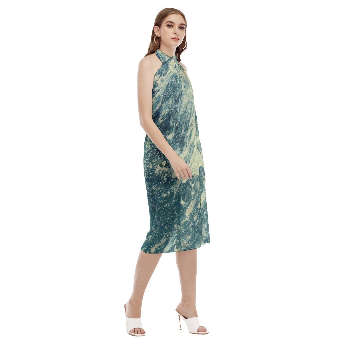 Water of Venice Wrap Dress