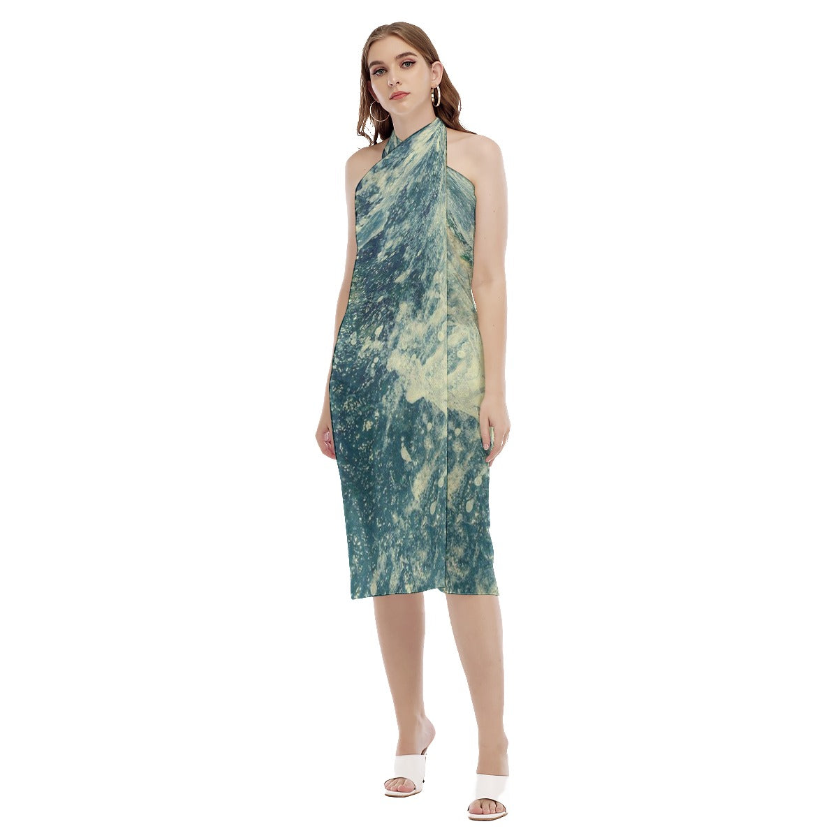 Water of Venice Wrap Dress