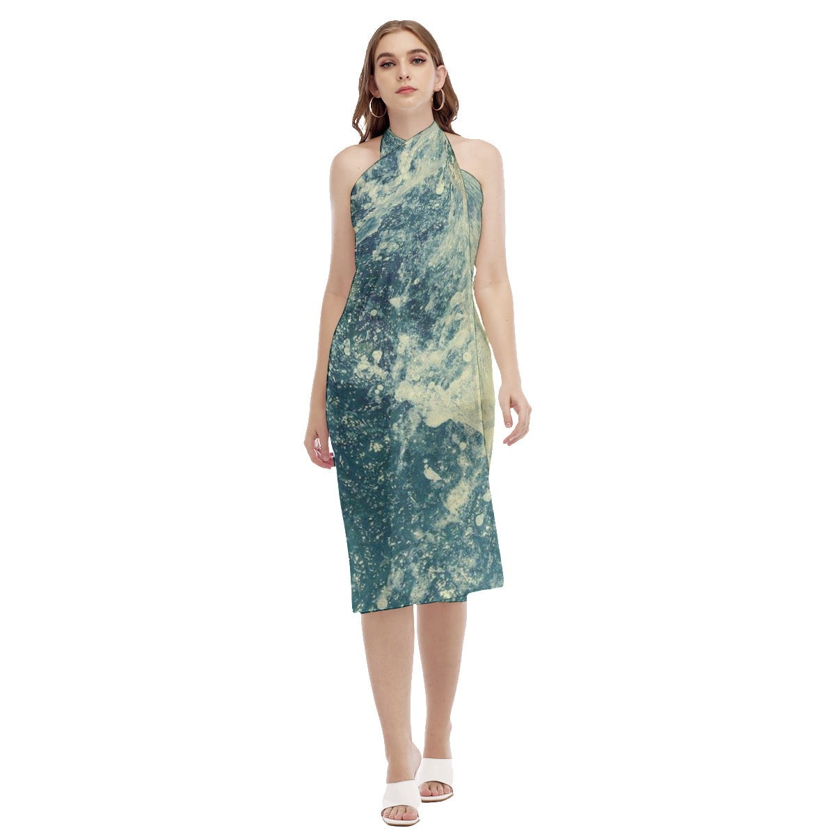 Water of Venice Wrap Dress