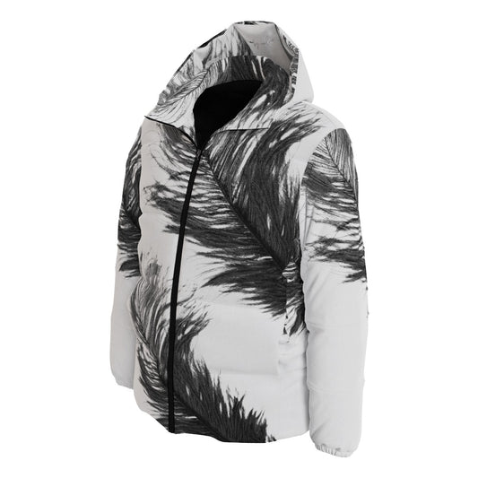 Writer's Quill Down Cloud Coat by avalove: TRANSPARENT FABRIC