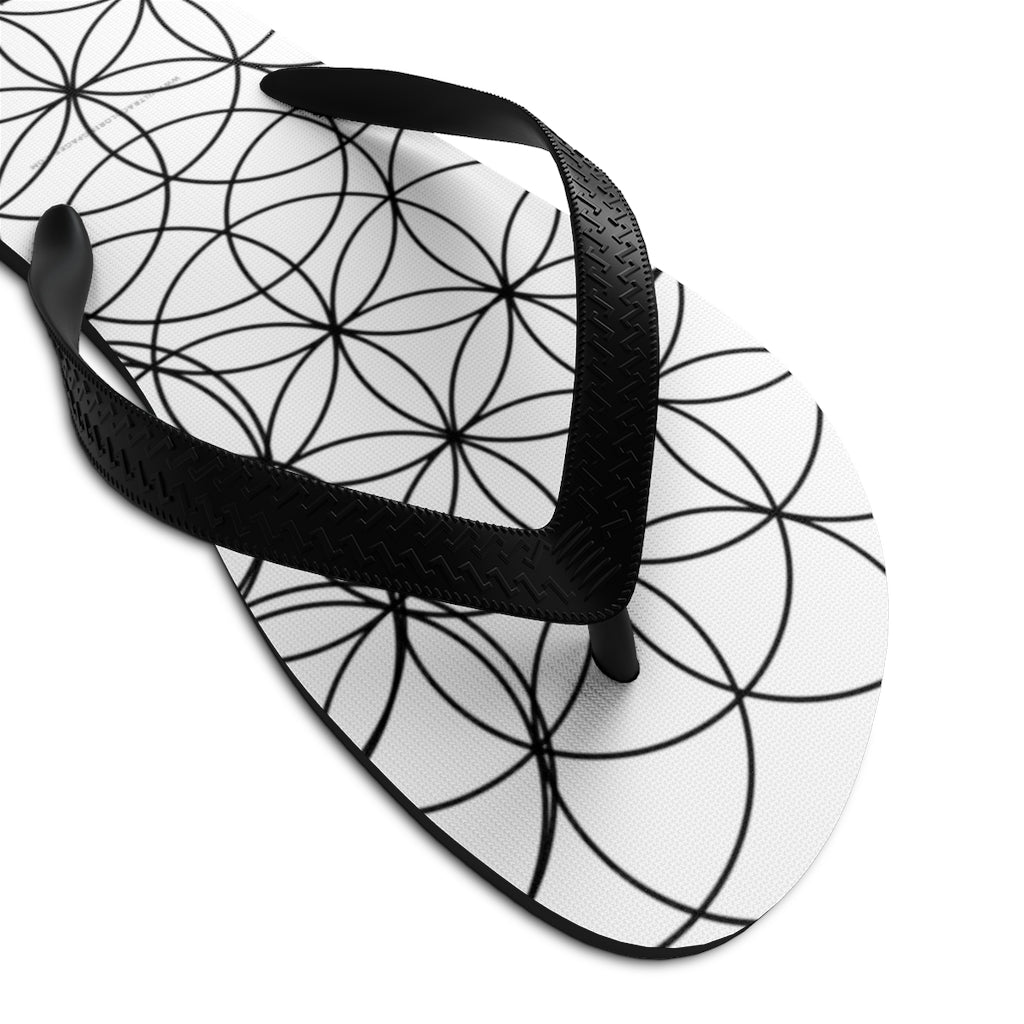 Flower of Life Flip-Flops