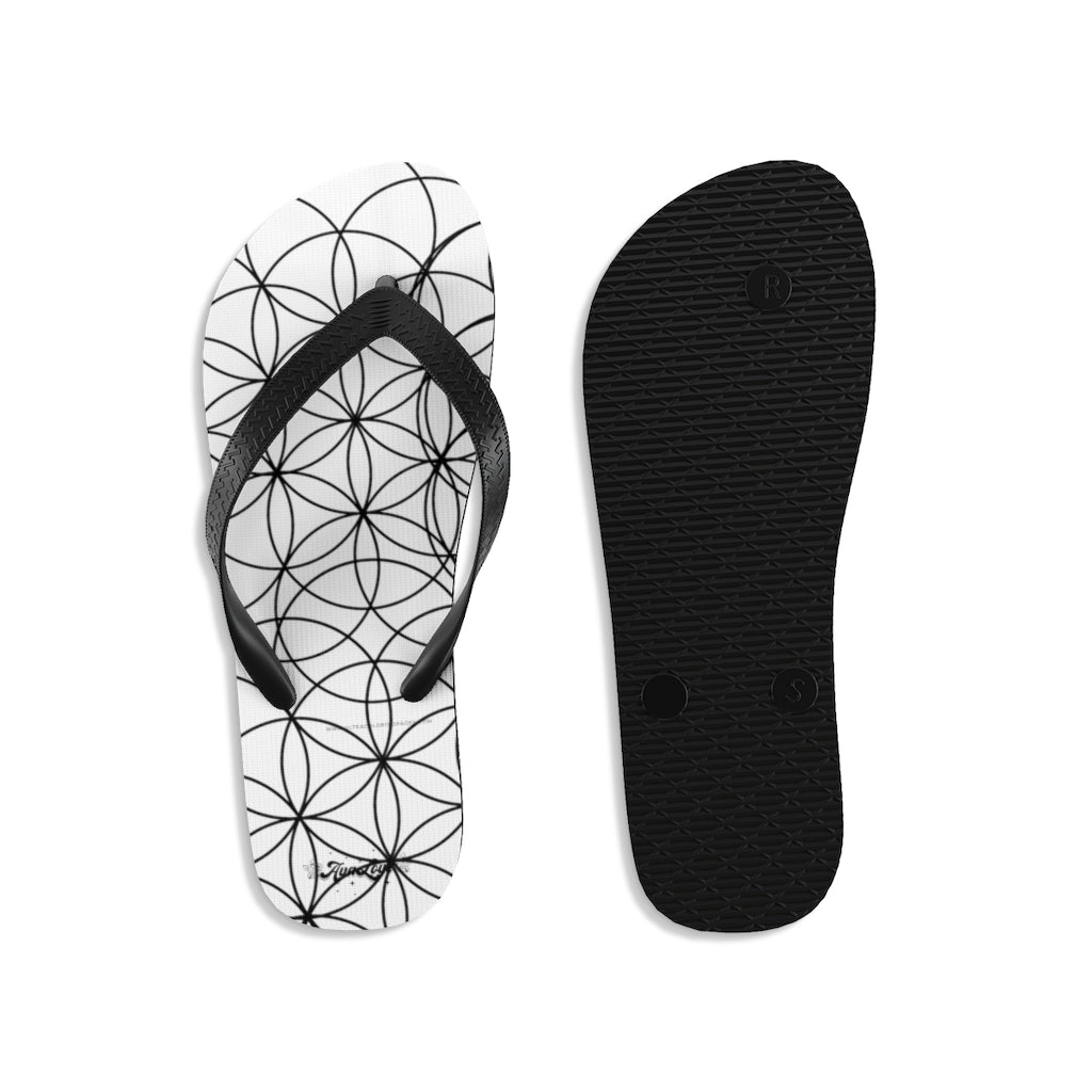 Flower of Life Flip-Flops