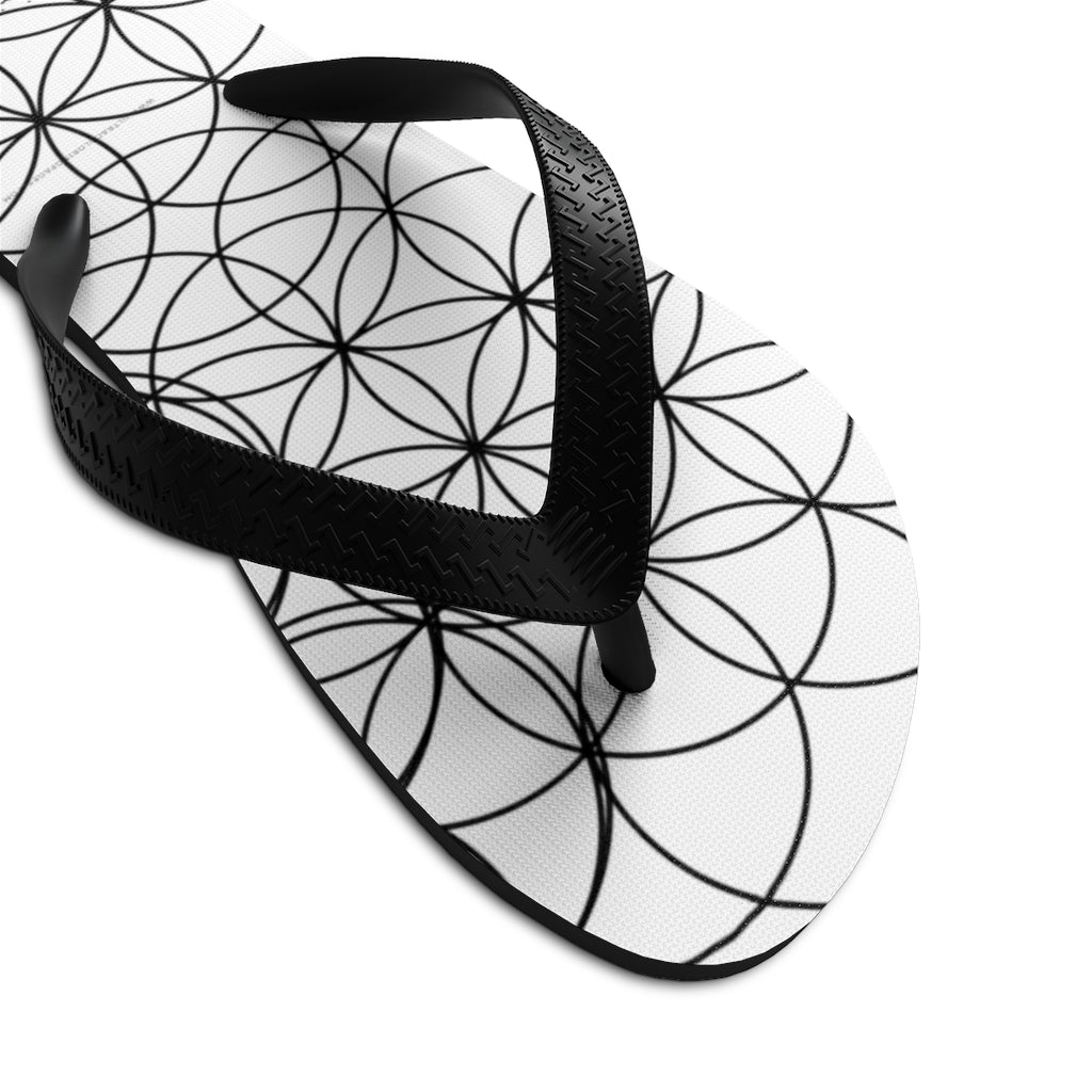 Flower of Life Flip-Flops