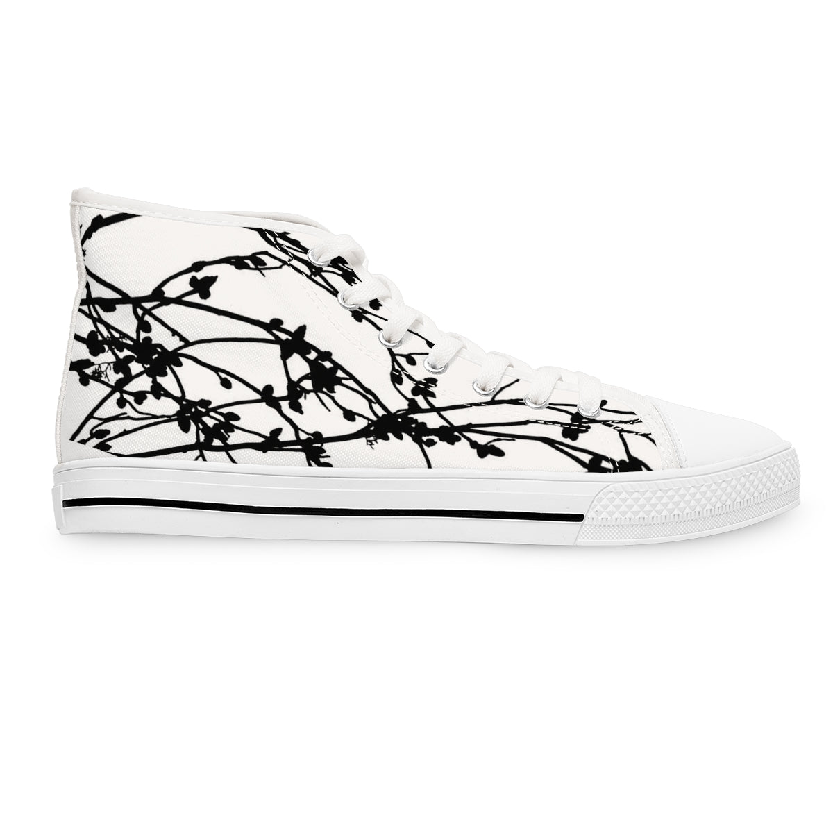 Falling Flowers Women's High Top Sneakers