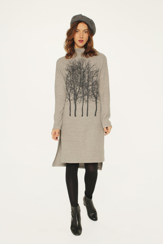 Fairytale Sweater Tunic-Grey- ALL SIZE