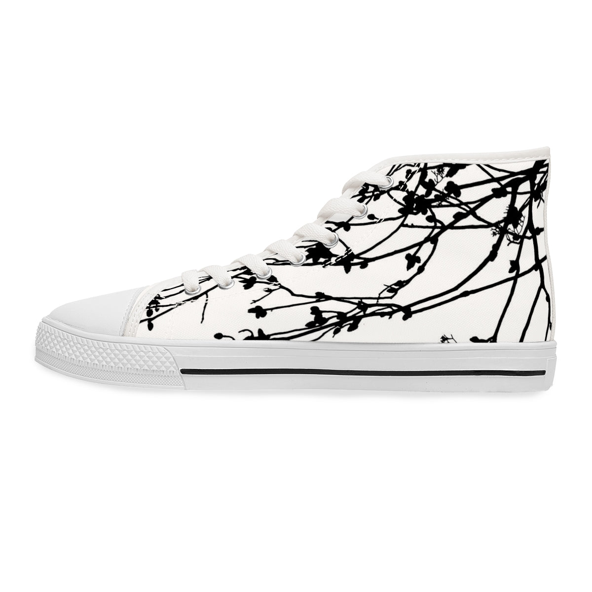 Falling Flowers Women's High Top Sneakers