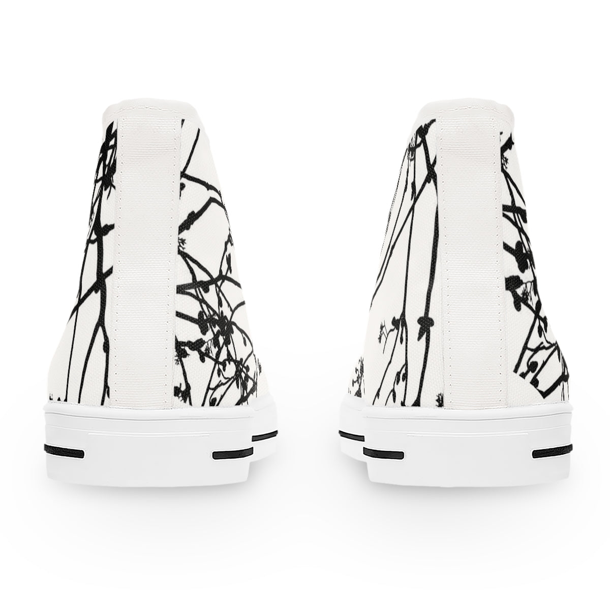 Falling Flowers Women's High Top Sneakers