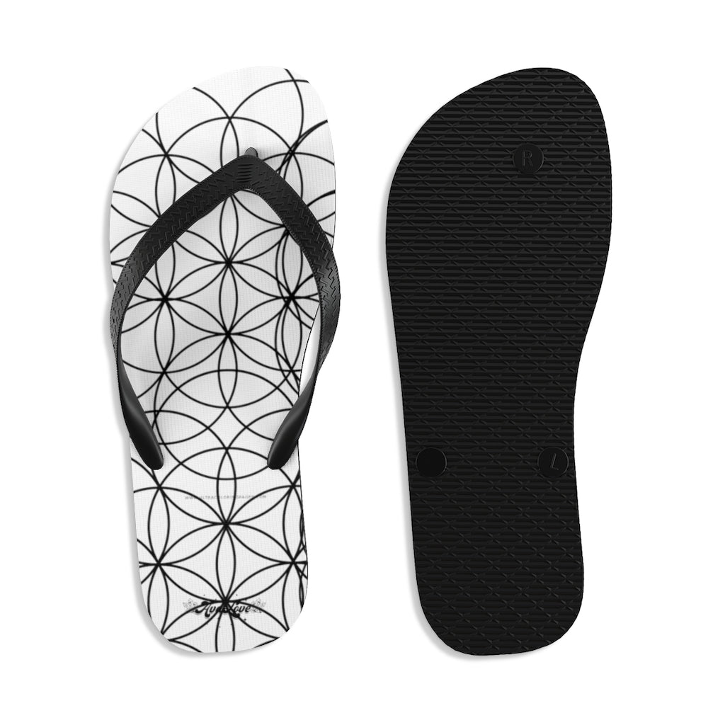 Flower of Life Flip-Flops