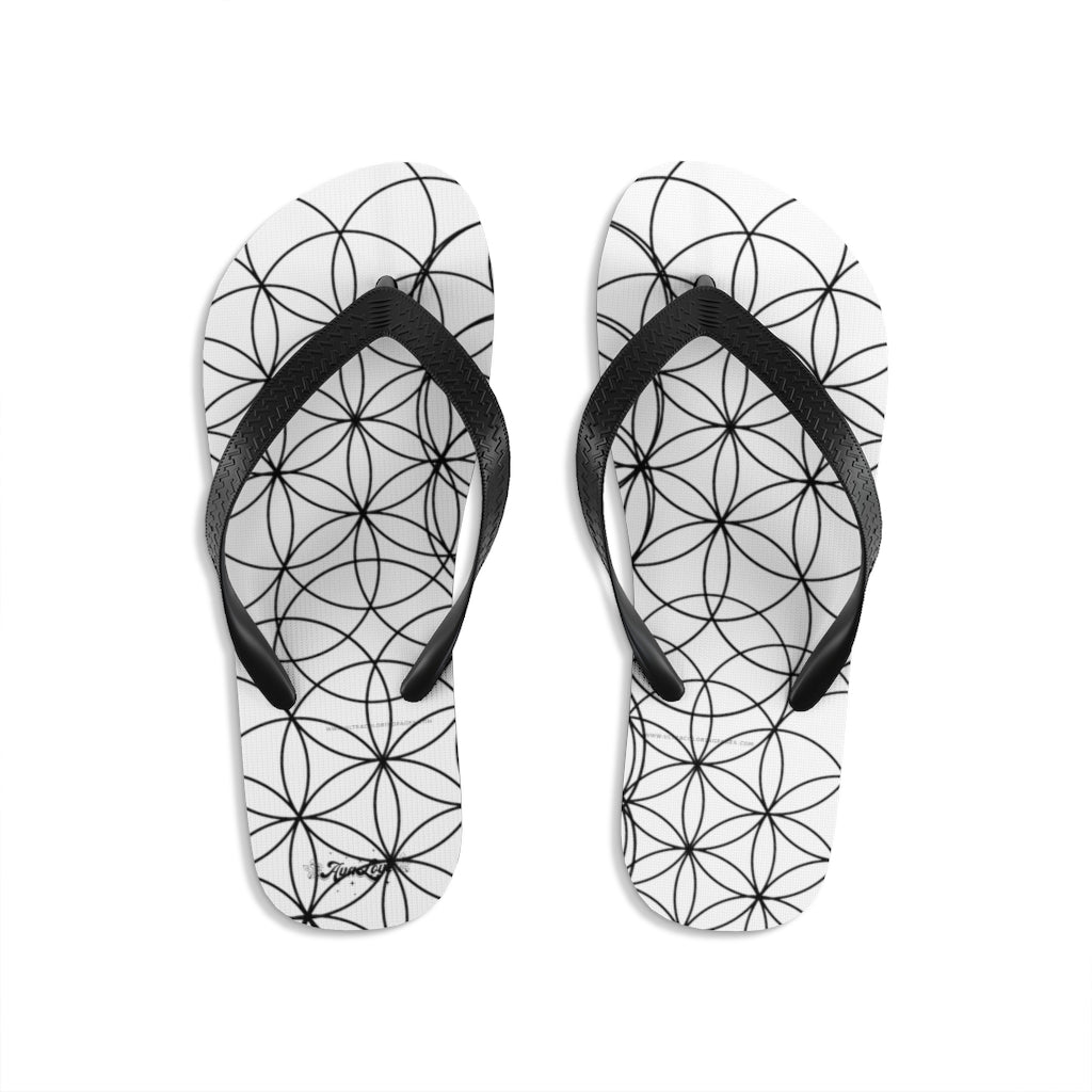 Flower of Life Flip-Flops