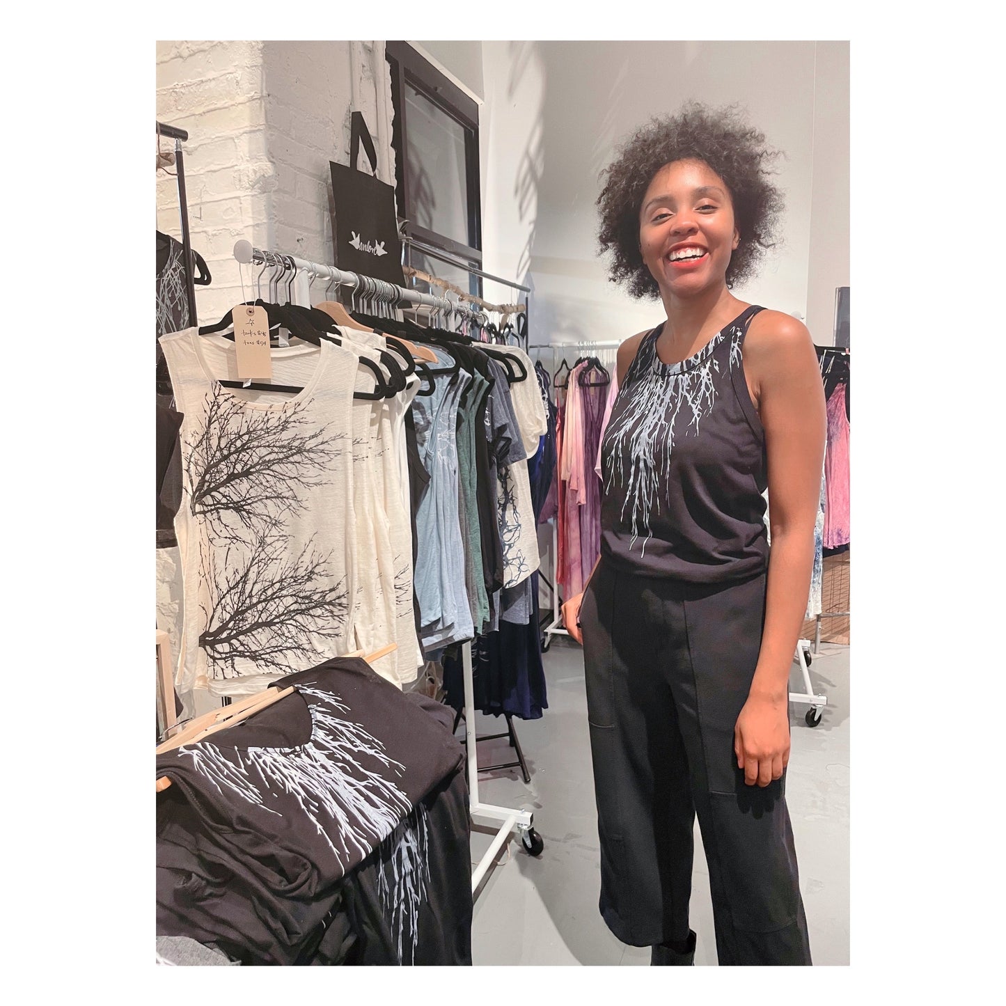 Tribe Tree Halter Tank: Wabi Sabi Sale