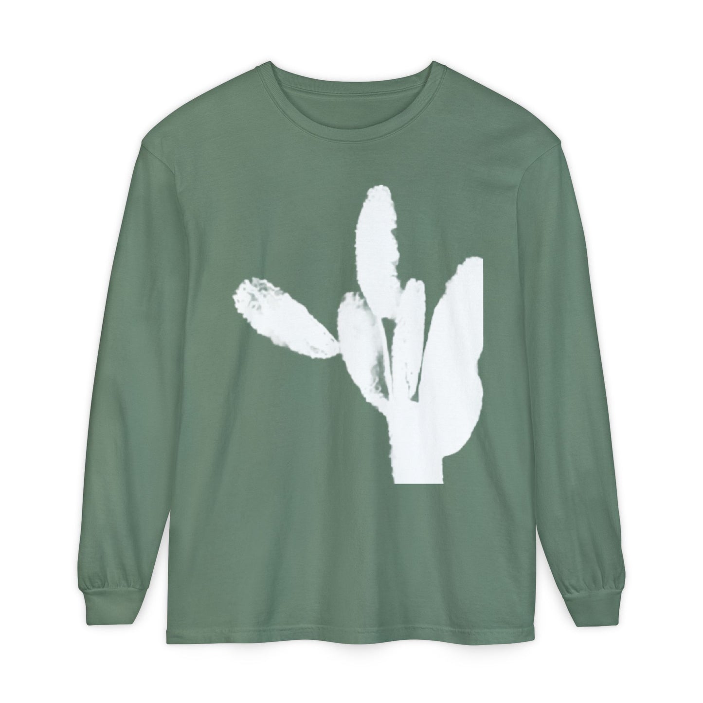 Cactus Silhouette Long Sleeve Shirt, THE STORE, by avalove