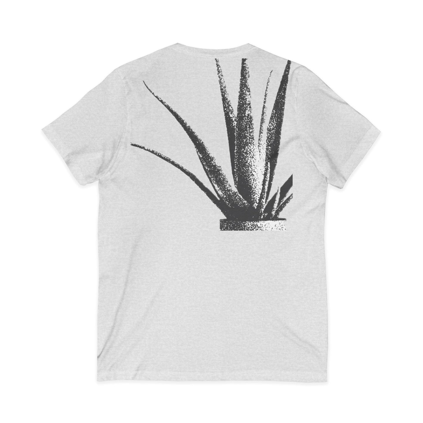 Aloe Plant V-Neck Tee — Minimalist Botanical Graphic Shirt, THE STORE by avalove