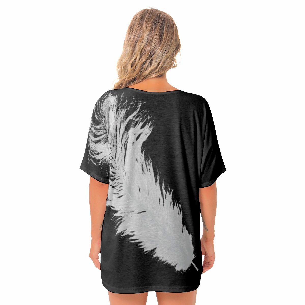 The Writing Quill Bat Wing Tee- Draft for sale