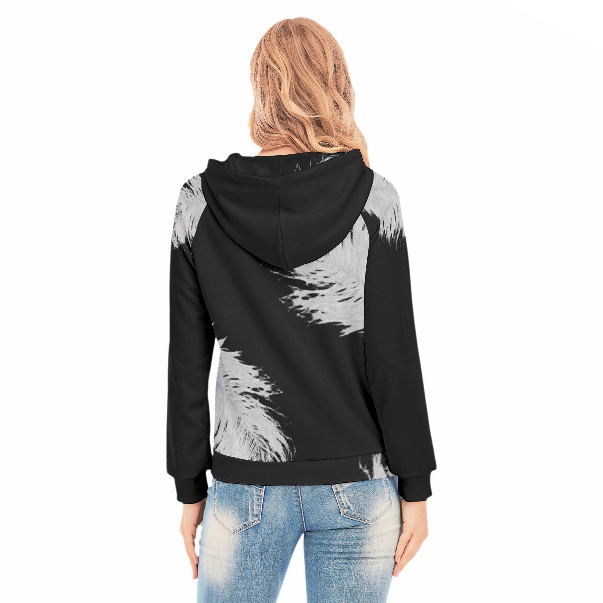 Writer's Quill Hoodie With Zipper