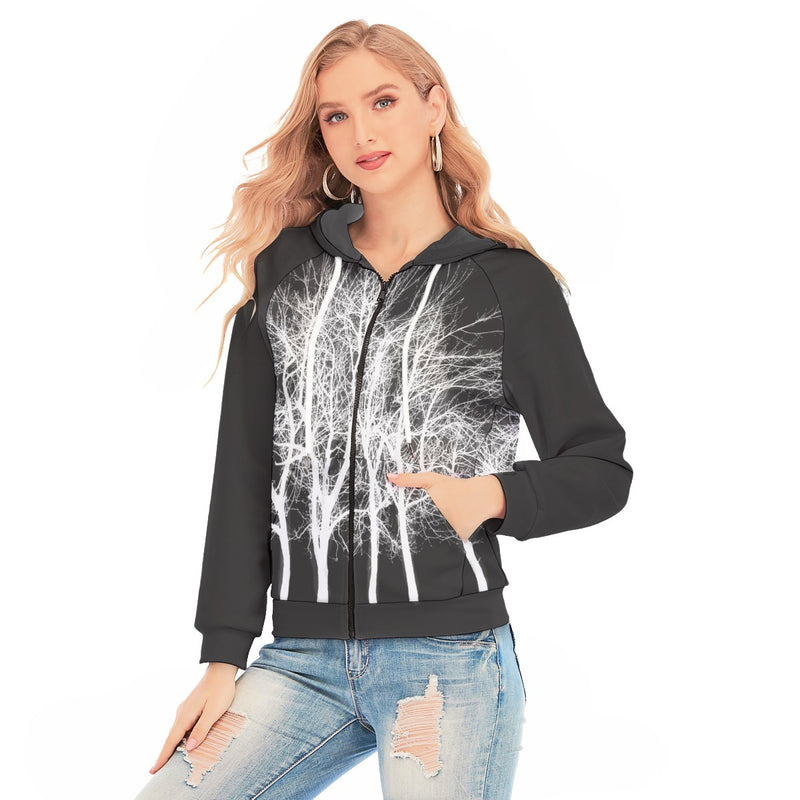 Fairytale Tree Hoodie With Zipper