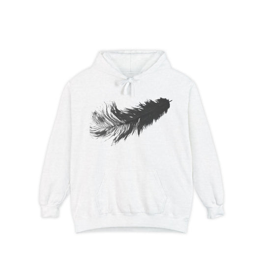 The Writer's Quill Unisex Garment-Dyed Hoodie- The Store by avalove