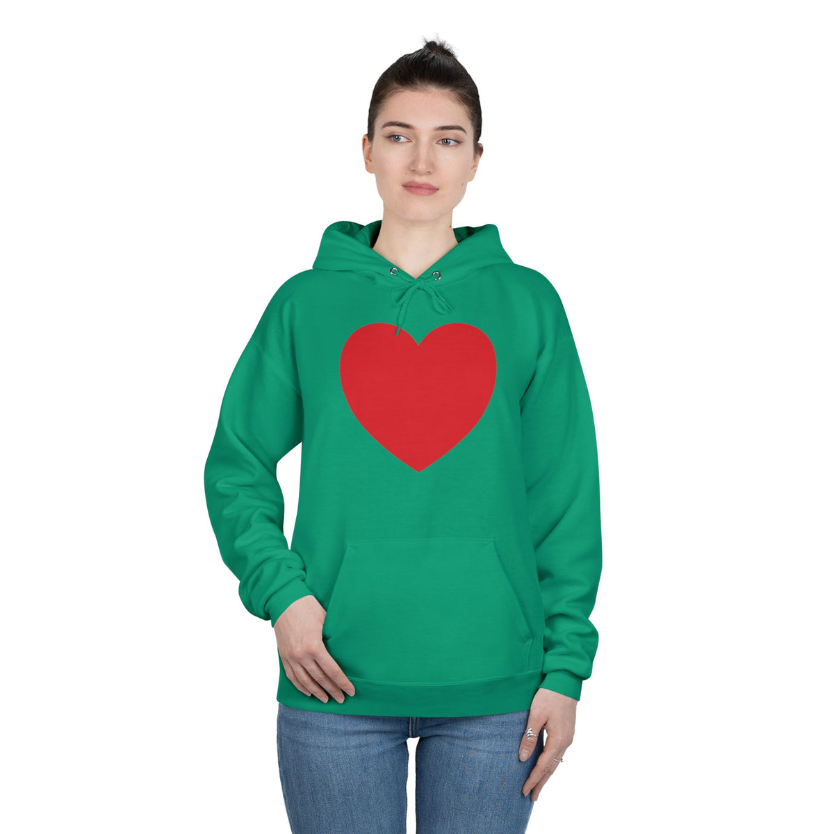 I WEAR MY HEART ON MY SLEEVE Unisex EcoSmart® Pullover Hoodie Sweatshirt- THE STORE by avalove