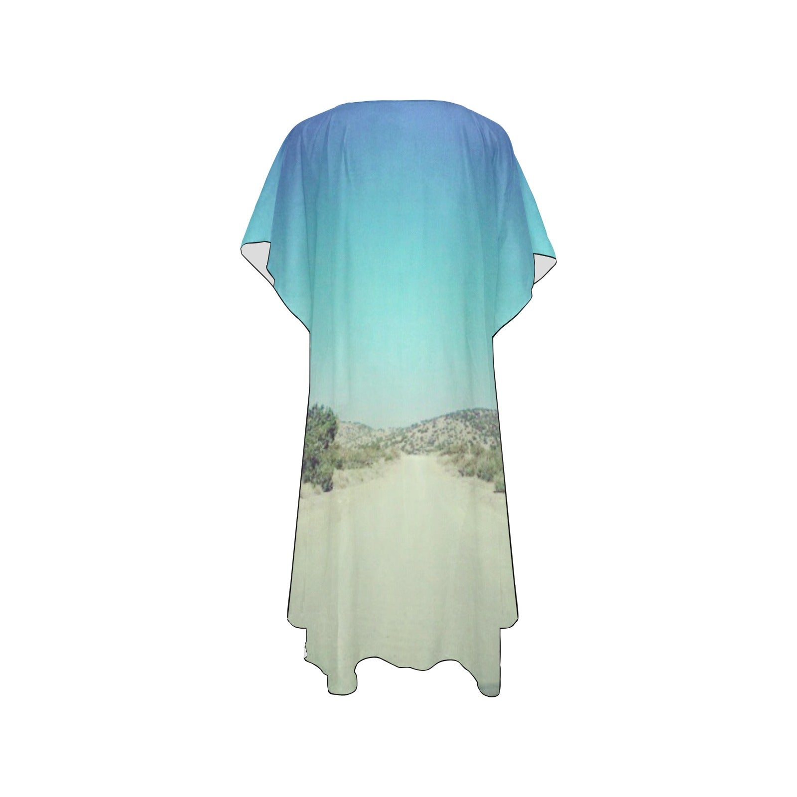 Road to Espanola, New Mexico Chiffon Lightweight Jacket
