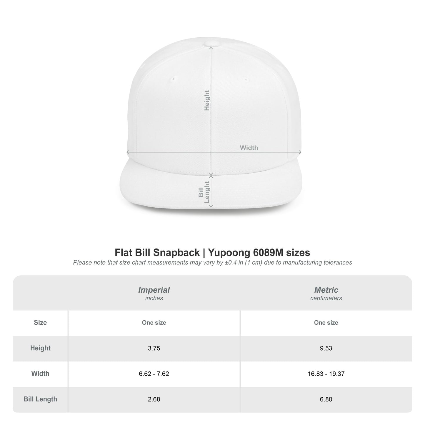 Holy Being Flat Bill Snapback Hat