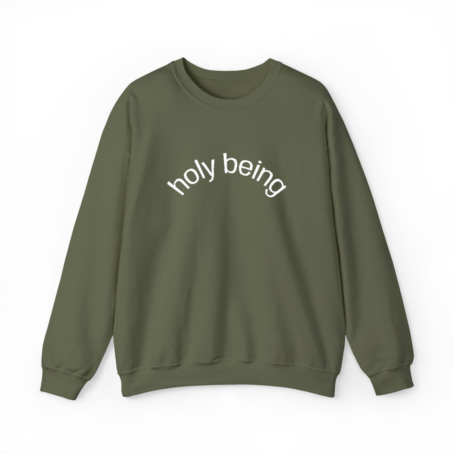 Holy Being Crewneck Sweatshirt, Embroidered, THE STORE by avalove