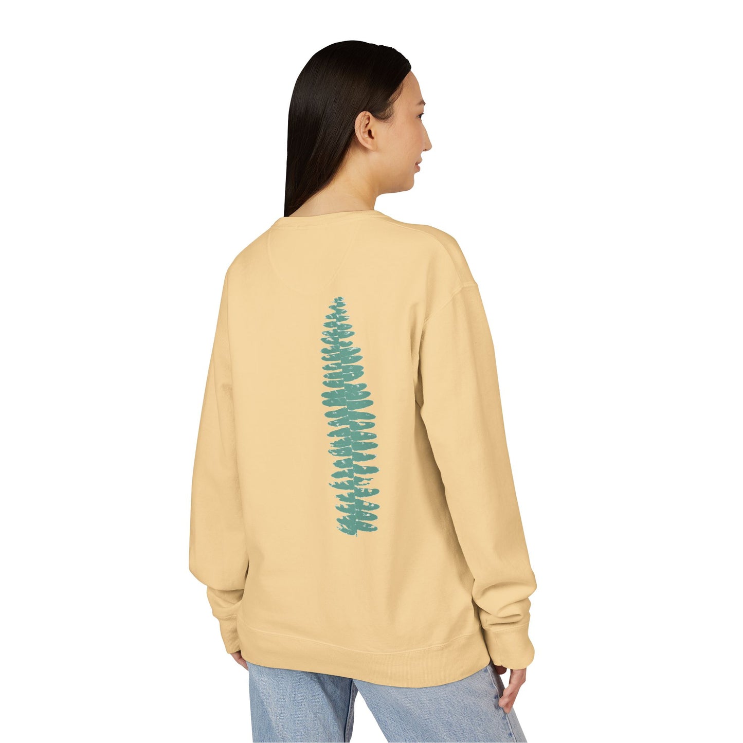 The Green Fern, Forest Bathing Sweatshirt, THE STORE, by avalove