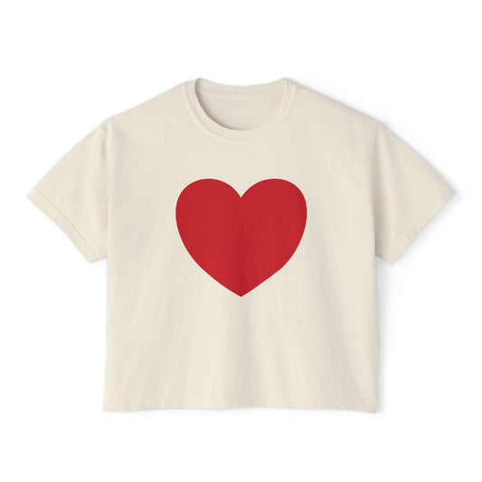 I Have a Big Heart Women's Boxy Tee- Many Colors
