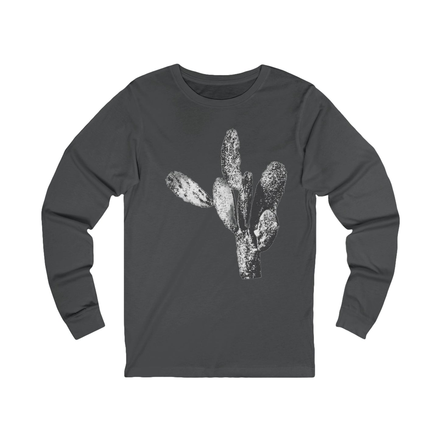 Saguaro Cactus Graphic Long Sleeve Tee — Minimal Desert Botanical Shirt, THE STORE by avalove