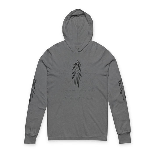 The Medicine Leaf Unisex Hooded Long Sleeve Tee: The Store by avalove